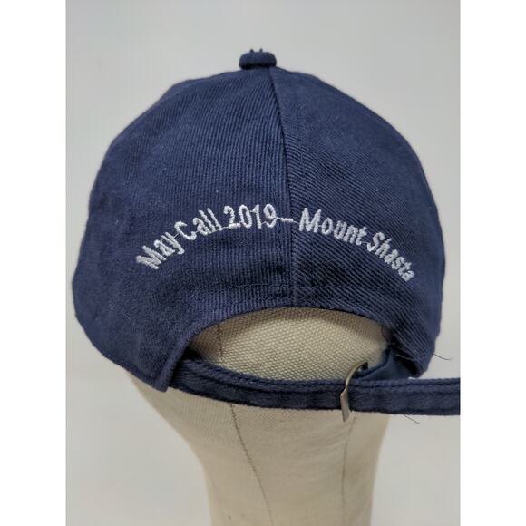 Mount Shasta Slideback Adjustable Hat Blue May Call 2019 Embroidered Logo - Picture 7 of 9